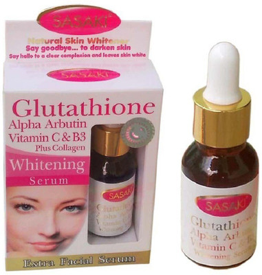 

Sasaki Skin Whitening Serum With Glutathione and Alpha Arbutin(15 ml)