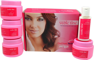 

Vedic Line Onglow Facial Kit 500 ml(Set of 5)