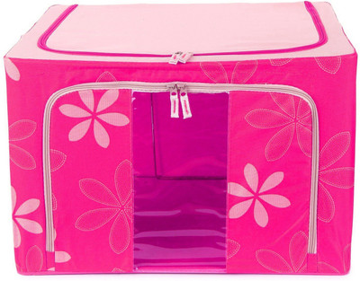 

CheckSums Storage Foldable Box(Pink)