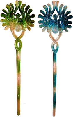 

PARIVAAR combo of juda sticks Bun Stick(Multicolor)