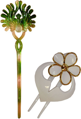 

PARIVAAR combo of juda sticks Bun Stick(Multicolor)