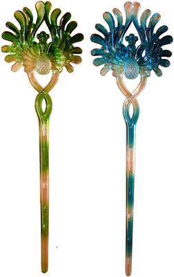 

HIPPU combo of juda sticks Bun Stick(Multicolor)