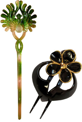 

SHARADHA combo of juda sticks Bun Stick(Multicolor)