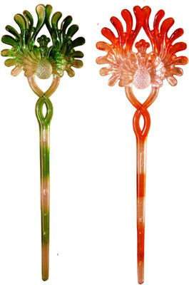 

PAPAD combo of juda sticks Bun Stick(Multicolor)