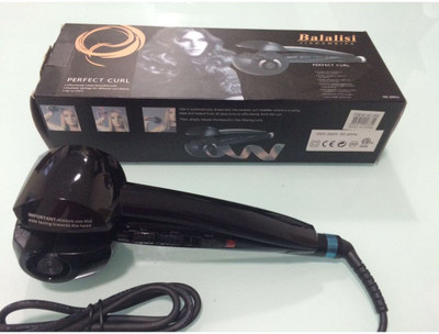 

Jewelscart.in Hair Curler Iron Machine Full-Automatic LCD Display Wand Curls Variety Wave and Curling Styling with Professional Tourmaline Ceramic Rollers 110-240v 2 inches (Black) Hair Curler(any)