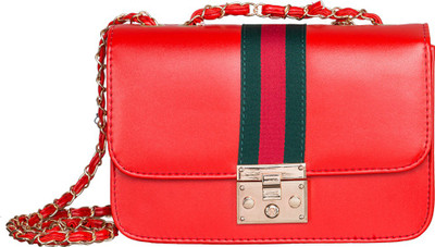 

peaubella Shoulder Bag(Red)