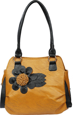 

Fristo Hand-held Bag(Tan, Black), Black;tan