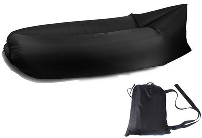

Ruby AirBag_Black Inflatable Sofa cum bed(Black)