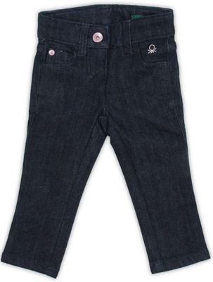 

United Colors of Benetton Skinny Girls Dark Blue Jeans, 100