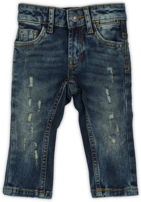 United Colors of Benetton Regular Boys Dark Blue Jeans, 901