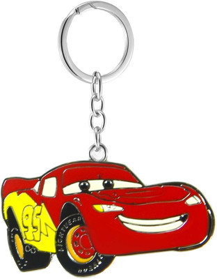 

New Sadar Bazar Lightning McQueen Pixar Cars Metal Keychain|Red| Key Chain
