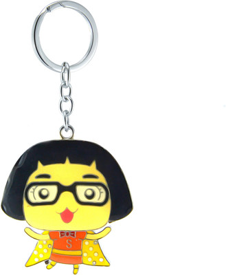 

New Sadar Bazar Wobbly Head Velma Metal Keychain|Orange| Key Chain