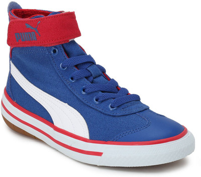 

Puma Boys & Girls Velcro Sneakers(Blue, True blue- white-barbados cherry