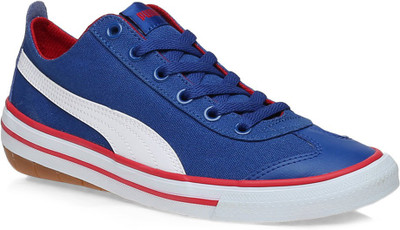 

Puma Boys & Girls Lace Casual Boots(Blue, Trueblue-white-barbacherry