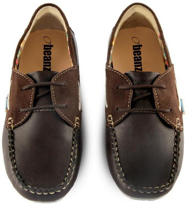 

Beanz Boys Lace Casual Boots(Brown, Choco brown