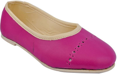 

Beanz Girls Slip on Formal Boots(Pink, Pink/ cream