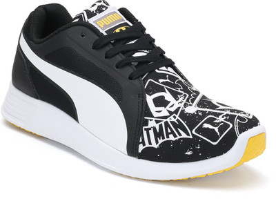 

Puma Boys & Girls Lace Sneakers(Black, Black- white