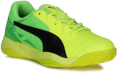 

Puma Boys & Girls Lace Casual Boots(Yellow, Safety yellow- black-green gecko