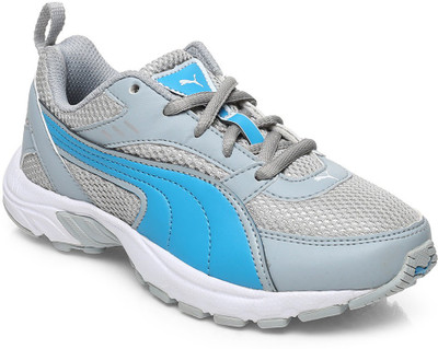 

Puma Boys & Girls Lace Sneakers(Grey, Quarry-blue danube- silver- white
