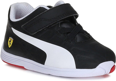 

Puma Boys & Girls Velcro Sneakers(Black, Black- white