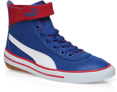 

Puma Boys & Girls Lace Casual Boots(Blue, True blue- white-barbados cherry
