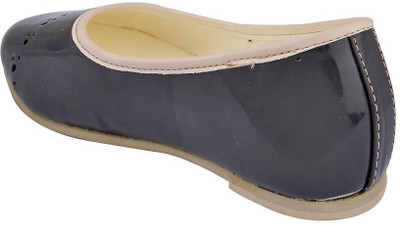 

Beanz Girls Slip on Formal Boots(Grey, Dark grey/ cream