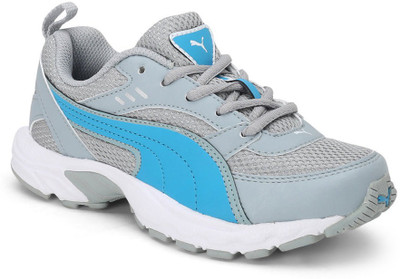 

Puma Boys & Girls Lace Sneakers(Grey, Quarry-blue danube- silver- white
