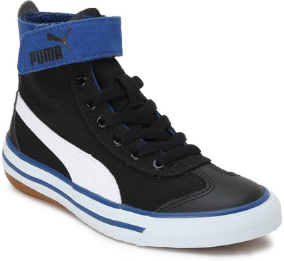 

Puma Boys & Girls Velcro Sneakers(Black, Black- white