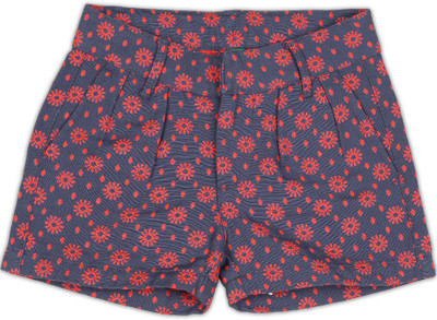 

United Colors of Benetton Short For Girls Casual Woven Polyester Cotton Blend(Blue, Pack of 1, 901