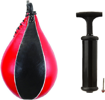 

FACTO POWER PURE LEATHER RED AND BLACK COLOR SPEED BALL WITH AIR PUMP Boxing Kit