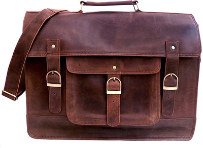 

iconicstyle 15 inch Laptop Messenger Bag(Brown)