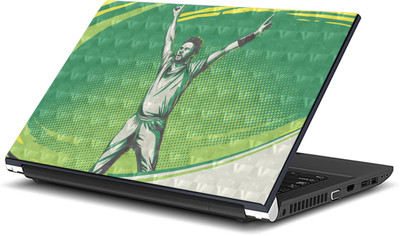 

ezyPRNT Cricket Sports Pop Art Green with 3D illusion effect (13 to 13.9 inch) Vinyl Laptop Decal 13