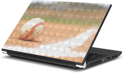 

ezyPRNT Base Ball at Ground Sports with 3D Illusion effect (14 to 14.9 inch) Vinyl Laptop Decal 14