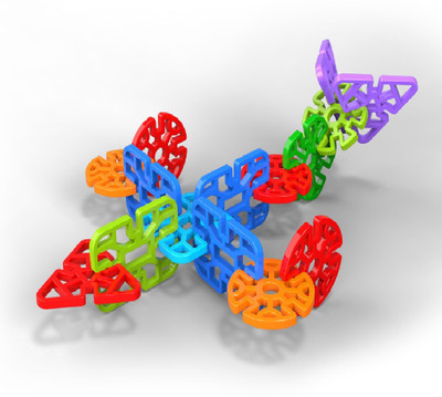 

Toys Bhoomi 230 Pieces Educational Stem Toys Interlocking Geometry Snowflakes Building Blocks(Multicolor)