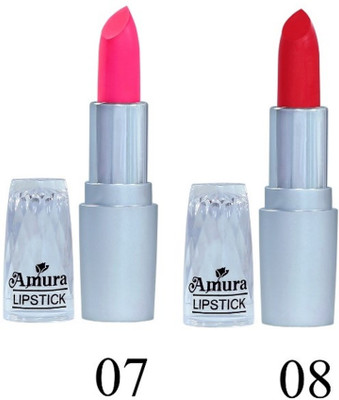 

AMURA Silver Beauty LipStick Set of 2 (07,08)(Multicolor)