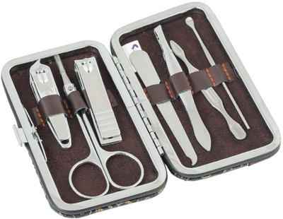 

Must Visit Manicure & Pedicure Set - Brown (7 pieces)(5 ml, Set of 1)