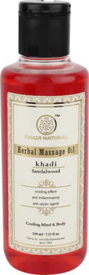 Khadi Natural Sandalwood Massage Oil(210 ml) Flipkart