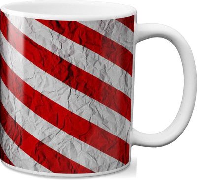 VOGALLY Design 28 Ceramic Mug(325 ml), Multicolor