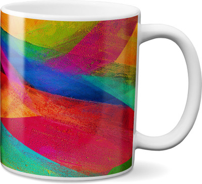 

VOGALLY Design 04 Ceramic Mug(325 ml), Multicolor
