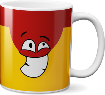 

VOGALLY Design 06 Ceramic Mug(325 ml), Multicolor