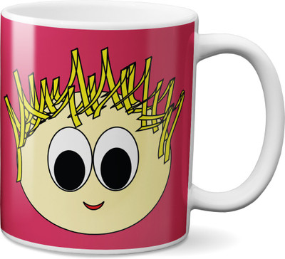 

VOGALLY Boy Smile Face 01 Ceramic Mug(325 ml), Multicolor