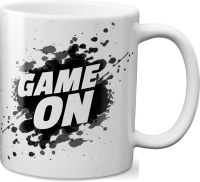 

VOGALLY Game On Ceramic Mug(325 ml), Multicolor