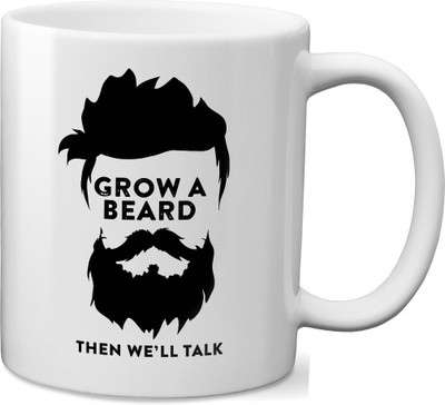 

VOGALLY Grow A Bread Ceramic Mug(325 ml), Multicolor