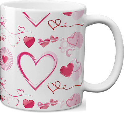 

VOGALLY Design 15 Ceramic Mug(325 ml), Multicolor
