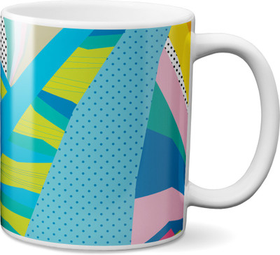 

VOGALLY Colors Ceramic Mug(325 ml), Multicolor