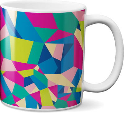 

VOGALLY Color Blend Ceramic Mug(325 ml), Multicolor