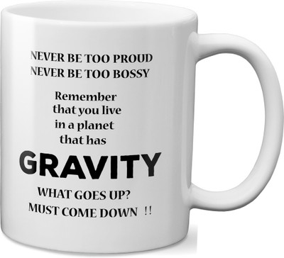 

VOGALLY Gravity Ceramic Mug(325 ml), Multicolor