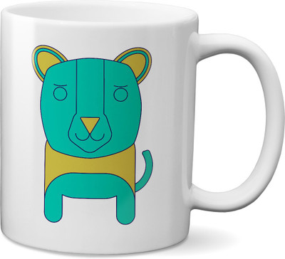 

VOGALLY Cute Kid Dog Illustration Ceramic Mug(325 ml), Multicolor
