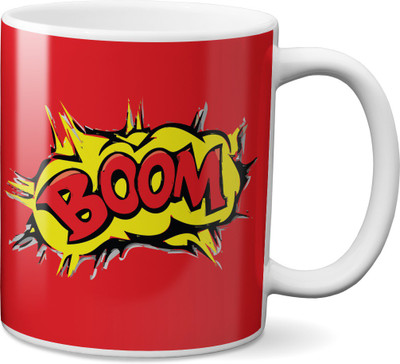 

VOGALLY Boom Ceramic Mug(325 ml), Multicolor