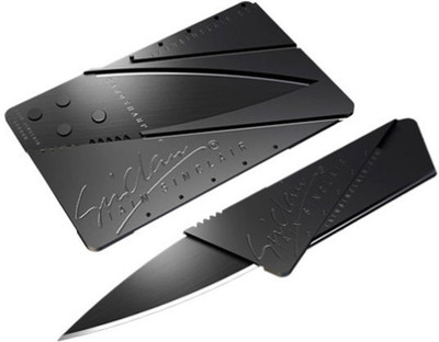 Snowpearl Credit Card Sinclair Folding Safety 1 Multi-utility Knife(Black) available at flipkart for Rs.98